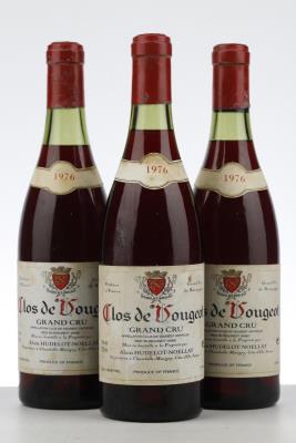 CLOS DE VOUGEOT 1976 - Hudelot Noellat - 3 Bottles