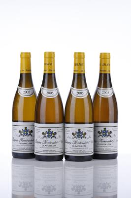PULIGNY MONTRACHET CLAVOILLON 2005 - Domaine Leflaive - 4 Bottles