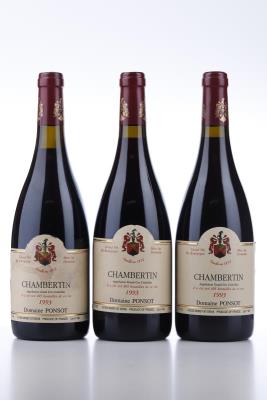 CHAMBERTIN 1993 - Ponsot - 3 Bottles