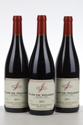 CLOS DE VOUGEOT 2011 - Jean Grivot - 3 Bottles
