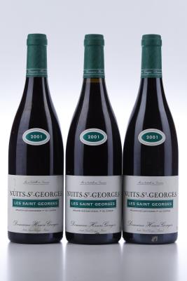 NUITS ST GEORGES LES ST GEORGES 2001 - Henri Gouges - 3 Bottles