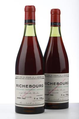 RICHEBOURG 1963 - Domaine de la Romanee Conti - 2 Bottles