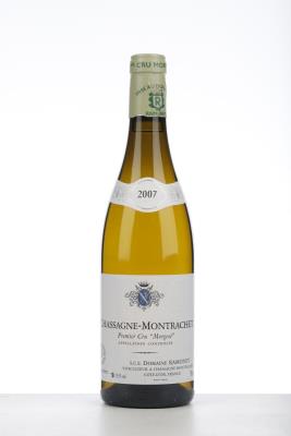 CHASSAGNE MONTRACHET BLANC MORGEOT 2007 - Ramonet - 1 Bottle