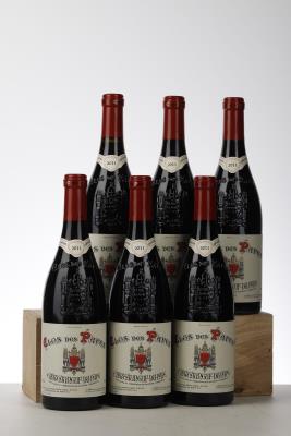CHATEAUNEUF DU PAPE CLOS DES PAPES 2011 - Paul Avril - 6 Bottles