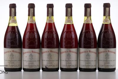 CHATEAUNEUF DU PAPE BEAUCASTEL 1976 - Beaucastel - 6 Bottles