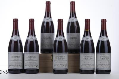 CHAMBERTIN CLOS DE BEZE 2001 - Bruno Clair - 7 Bottles