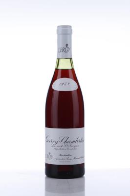 GEVREY CHAMBERTIN LAVAUT ST JACQUES 1972 - Leroy Negociant - 1 Bottle