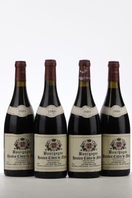 BOURGOGNE HAUTES COTES DE NUITS 1989 - Jayer Gilles  - 4 Bottles