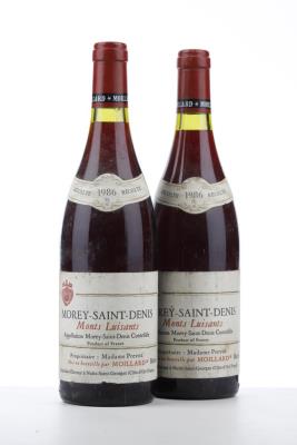MOREY ST DENIS MONTS LUISANT 1986 - Moillard - 2 Bottles