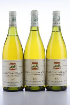 PULIGNY MONTRACHET LES PERRIERES 1993 - Louis Carillon - 3 Bottles