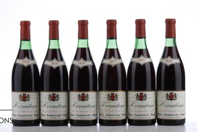 HERMITAGE ROUGE 1970 - Paul Jaboulet - 12 Bottles