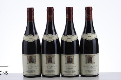 CLOS VOUGEOT 1999 - Georges Mugneret - 4 Bottles