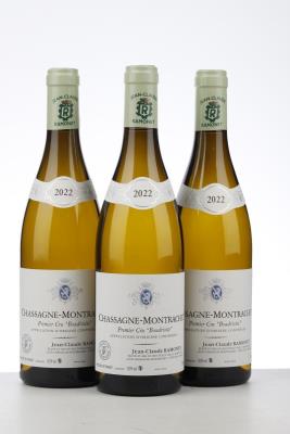 CHASSAGNE MONTRACHET BLANC BOUDRIOTTE 2022 - Jean Claude Ramonet - 3 Bottles