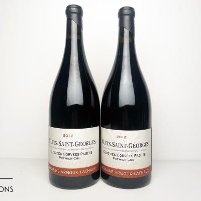 NUITS ST GEORGES CLOS DES CORVEES PAGETS 2012 - Arnoux Lachaux - 2 Magnums