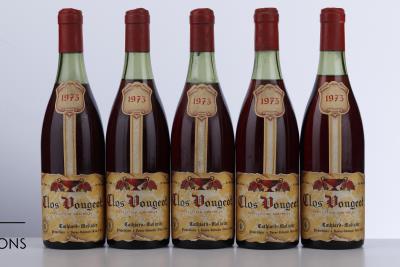 CLOS VOUGEOT 1973 - Cathiard Molinier - 5 Bottles