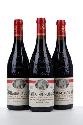 CHATEAUNEUF DU PAPE LES SABLONS 2016 - Chapelle Saint Theodoric - 3 Bottles