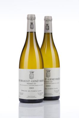 MEURSAULT GENEVRIERES 2003 - Comtes Lafon - 2 Bottles