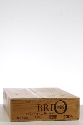 BRIO DE CANTENAC BROWN 2005 - Mc - 6 Bottles - Owc 6
