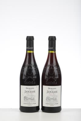 CHATEAUNEUF DU PAPE DOMAINE DE LA JANASSE CUVEE VIEILLES VIGNES 2004 - Aime Sabon - 2 Bottles