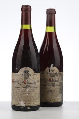 GEVREY CHAMBERTIN LAVAUX ST JACQUES 1992 - Claude Dugat - 2 Bottles
