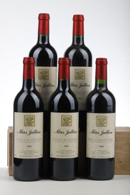 MAS JULLIEN 2*2003 + 3*2004  - Mas Jullien - 5 Bottles
