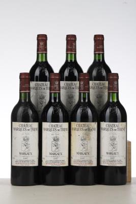 MARQUIS DE TERME 1987 - Mc - 7 Bottles