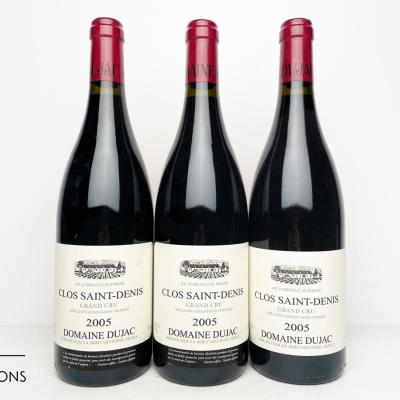 CLOS ST DENIS 2005 - Dujac - 3 Bottles