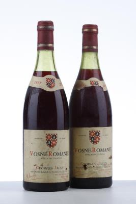 VOSNE ROMANEE 1977 - Georges Jacly - 2 Bottles