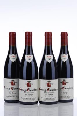 GEVREY CHAMBERTIN EN CHAMPS 2009 - Denis Mortet - 4 Bottles