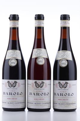 BAROLO MONFORTE E PERNO RISERVA SPECIALE 1952 - Aldo Conterno  - 3 Bottles