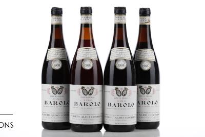 BAROLO MONFORTE PERNO 1968 - Aldo Conterno - 4 Bottles
