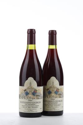 HOSPICES DE NUITS NUITS ST GEORGES LES FLEURIERES CUVEE DES SOEURS HOSPITALIERES 1990 - G. Prieur - 2 Bottles