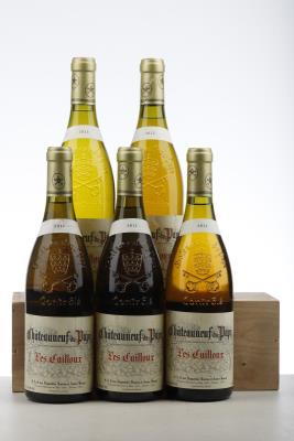 CHATEAUNEUF DU PAPE BLANC LES CAILLOUX 2013 - Lucien et Andre Brunel - 5 Bottles