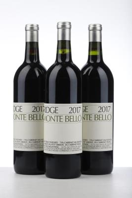 RIDGE MONTE BELLO 2017 - Ridge Vineyard - 3 Bottles