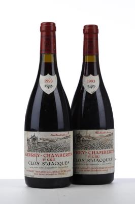 GEVREY CHAMBERTIN CLOS ST JACQUES 1993 - Armand Rousseau - 2 Bottles