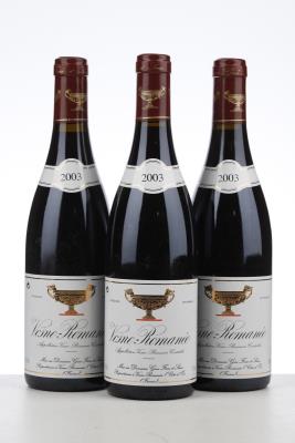 VOSNE ROMANEE 2003 - Gros Frere et Soeur - 3 Bottles