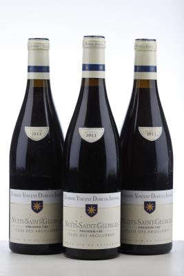 NUITS ST GEORGES CLOS DES ARGILLIERES 2013 - Dureuil Janthial - 3 Bottles
