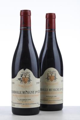 CHAMBOLLE MUSIGNY 1 ER CRU 1999 - Geantet Pansiot - 2 Bottles
