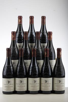 CHATEAUNEUF DU PAPE LA REINE DES BOIS 2*2004 + 3*2005 + 2*2006 + 5*2007   - Domaine de la Mordoree - 12 Bottles