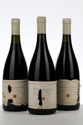 CHAMBERTIN 1992 - Hubert de Lachapelle - 3 Bottles