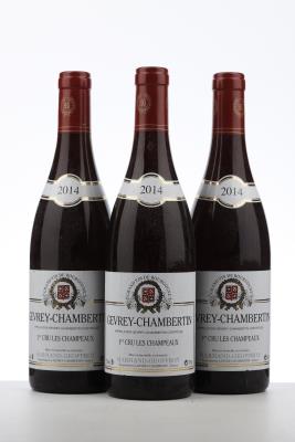 GEVREY CHAMBERTIN LES CHAMPEAUX 2014 - Harmand Geoffroy - 3 Bottles