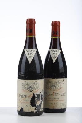 CHATEAU DE FONSALETTE SYRAH 1998 - Reynaud - 2 Bottles