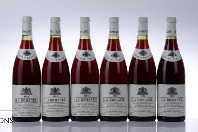 LA ROMANEE 1982 - Comte Liger Belair Bouchard - 6 Bottles - Owc 6