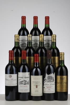 LOT BORDEAUX MEDOC MIXED - Mc - 12 Bottles