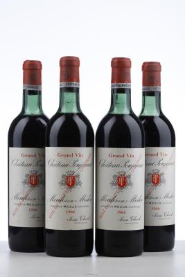 POUJEAUX 1966 - Mc - 4 Bottles