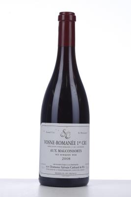VOSNE ROMANEE AUX MALCONSORTS 2008 - Sylvain Cathiard - 1 Bottle