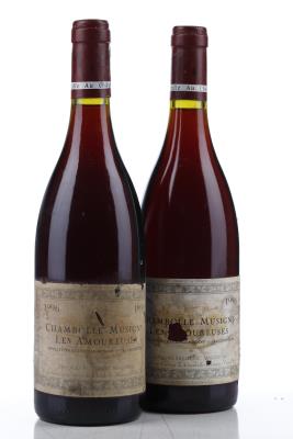 CHAMBOLLE MUSIGNY LES AMOUREUSES 1996 - Jacques Frederic Mugnier - 2 Bottles