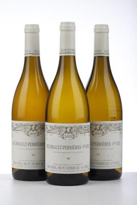 MEURSAULT PERRIERES 2015 - Michel Bouzereau - 3 Bottles