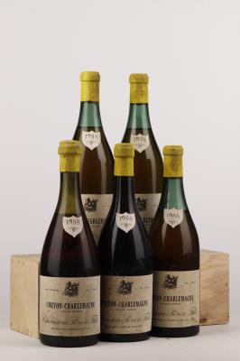 CORTON CHARLEMAGNE 1958 - Chanson MB - 5 Bottles