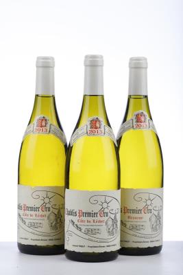 CHABLIS BEAUROY 1* + COTE DE LECHET 2* 2013 - Laurent Tribut - 3 Bottles